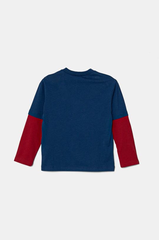 Хлопковый детский лонгслив United Colors of Benetton 3I1XC10JG.G.Seasonal тёмно-синий AW24