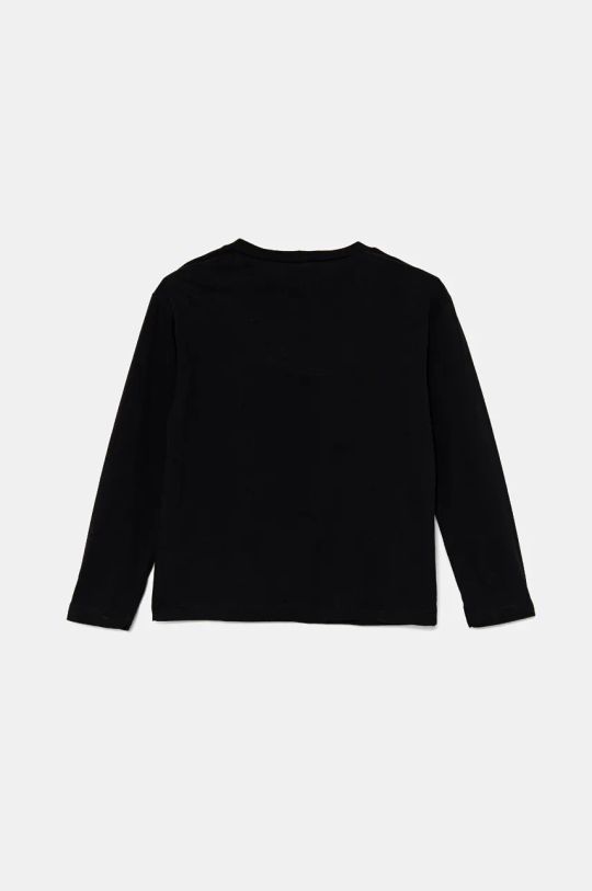 United Colors of Benetton longsleeve in cotone bambino/a 3ATNC10LV.G.Seasonal nero AW24