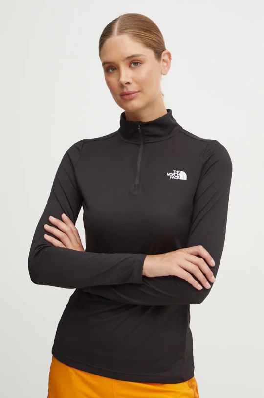 Αθλητική μπλούζα The North Face Flex χωρίς κουκούλα μαύρο NF0A894DJK31