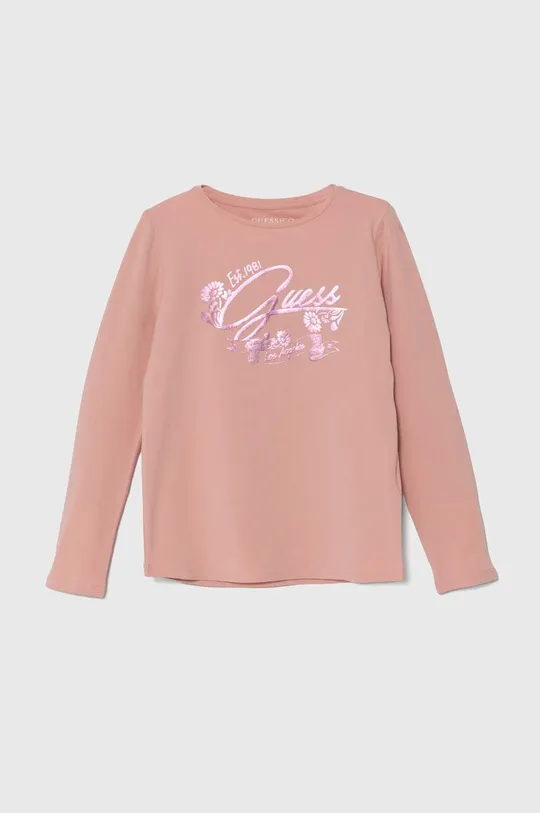 rosa Guess maglietta a maniche lunghe per bambini Ragazze