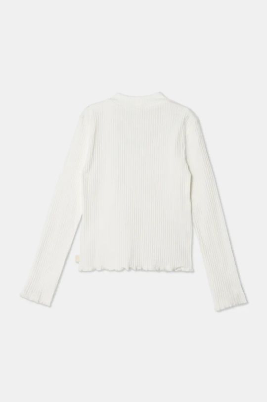 United Colors of Benetton maglietta a maniche lunghe per bambini 3F1AC203O.G.Seasonal bianco AW24