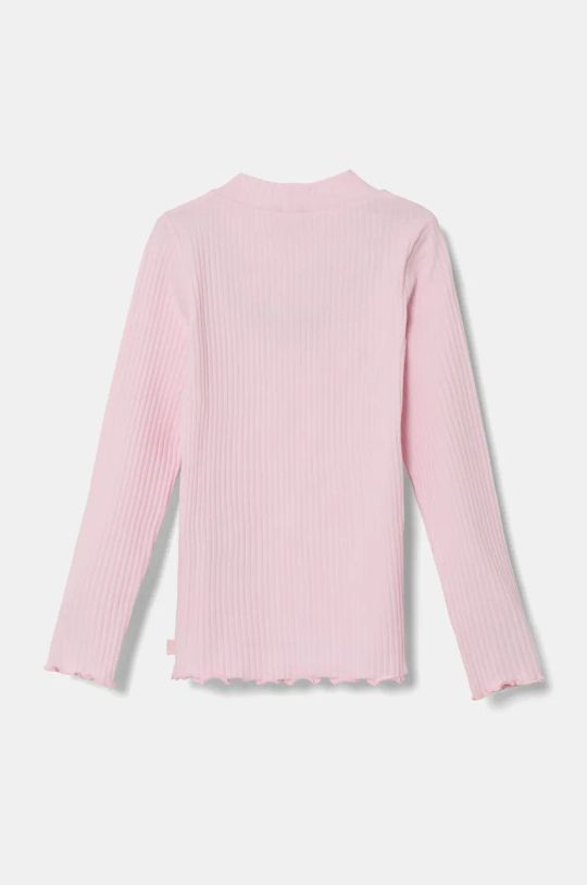 United Colors of Benetton maglietta a maniche lunghe per bambini 3F1AG200S.P.Seasonal rosa AW24