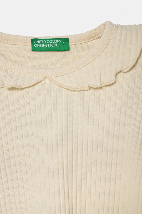 Момиче Детска блуза с дълги ръкави United Colors of Benetton 3F1AG10H6.P.Seasonal бежов