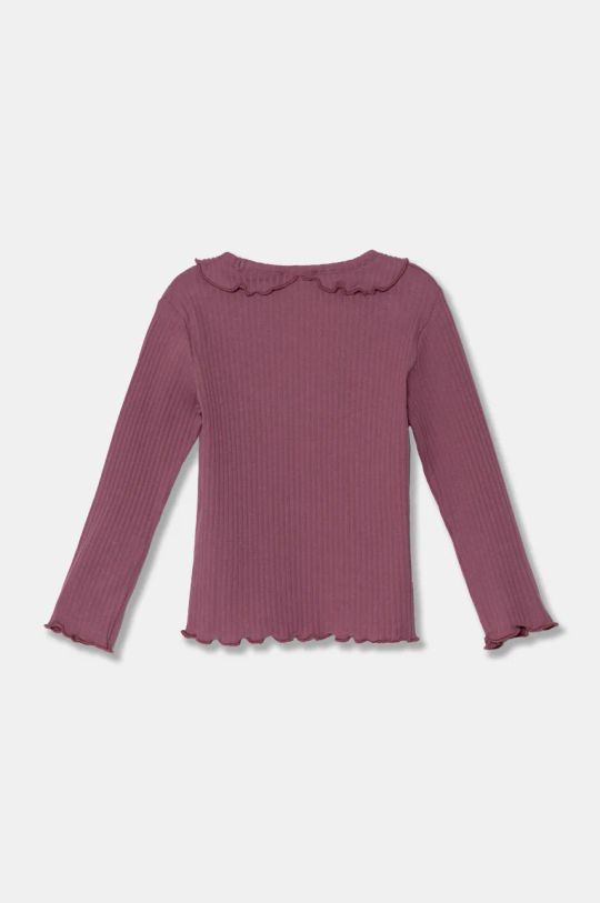 Детска блуза с дълги ръкави United Colors of Benetton 3F1AG10H6.P.Seasonal виолетов AW24