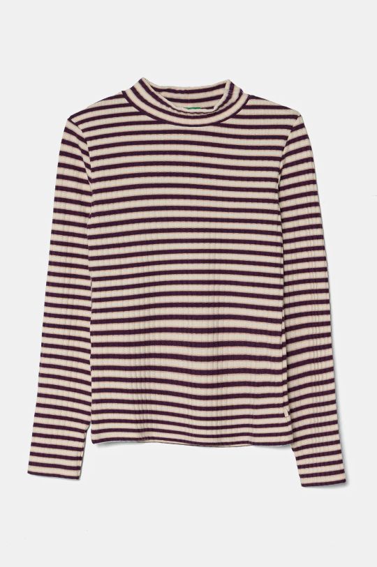 United Colors of Benetton longsleeve copii cu modele violet 3GDAC10KY.G.Seasonal