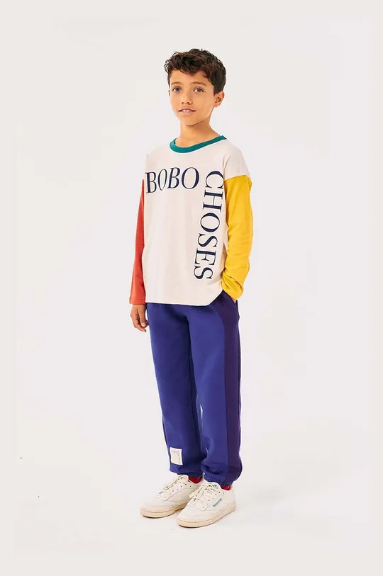 Bobo Choses longsleeve bawełniany dziecięcy 224AC014