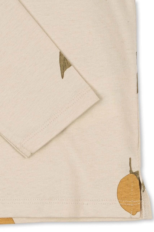 Konges Sløjd longsleeve in cotone bambino/a DREY LS TEE GOTS beige KS101487