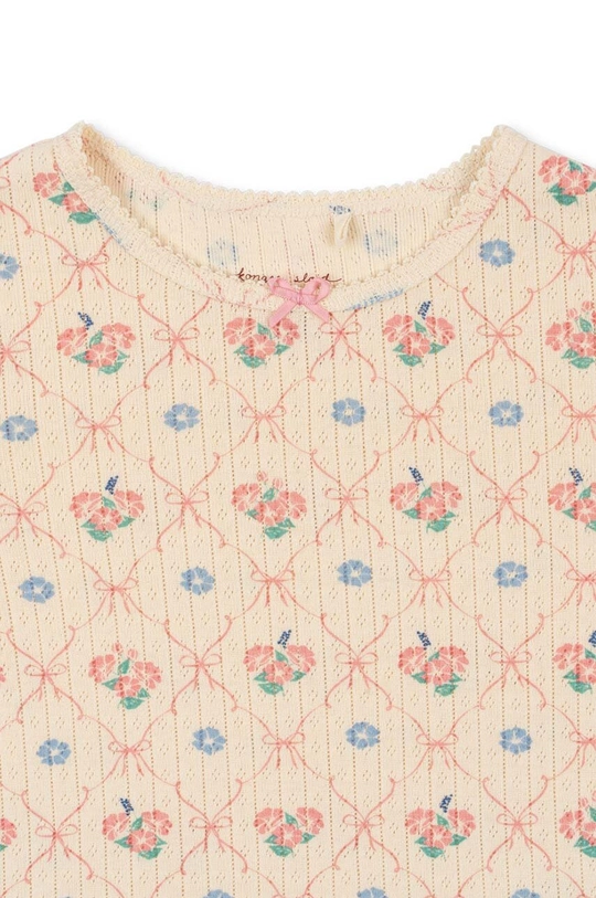 BIMBA Konges Sløjd longsleeve in cotone bambino/a MINNIE BLOUSE GOTS KS101605 beige