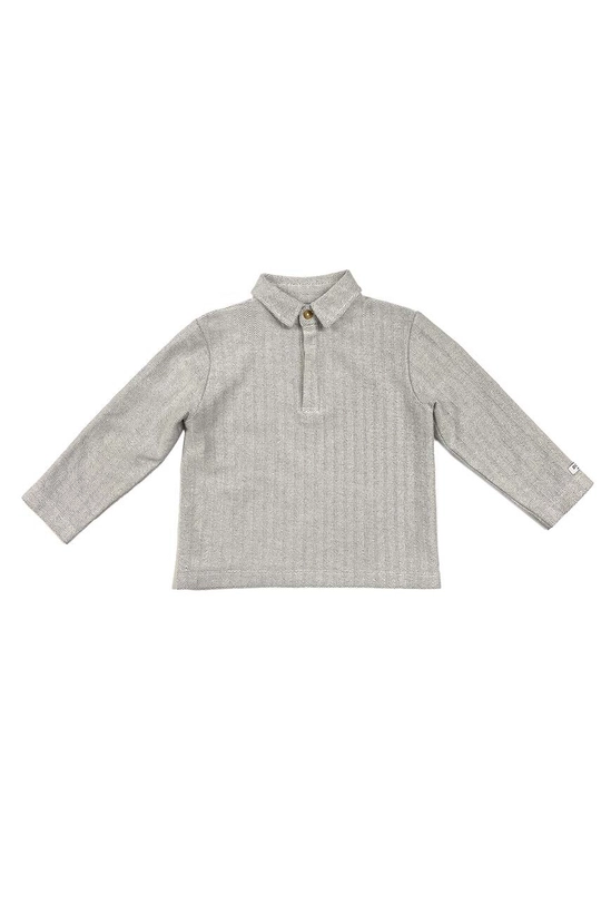 Donsje longsleeve din bumbac pentru copii Bartus Shirt 4082900.98.128 gri AW24