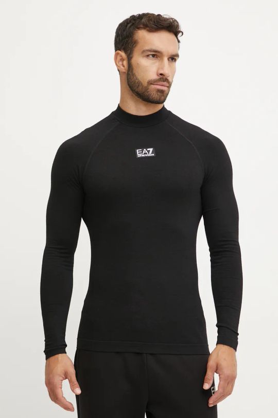 EA7 Emporio Armani longsleeve trekking slim nero PJOBZ.6DPT48.1200