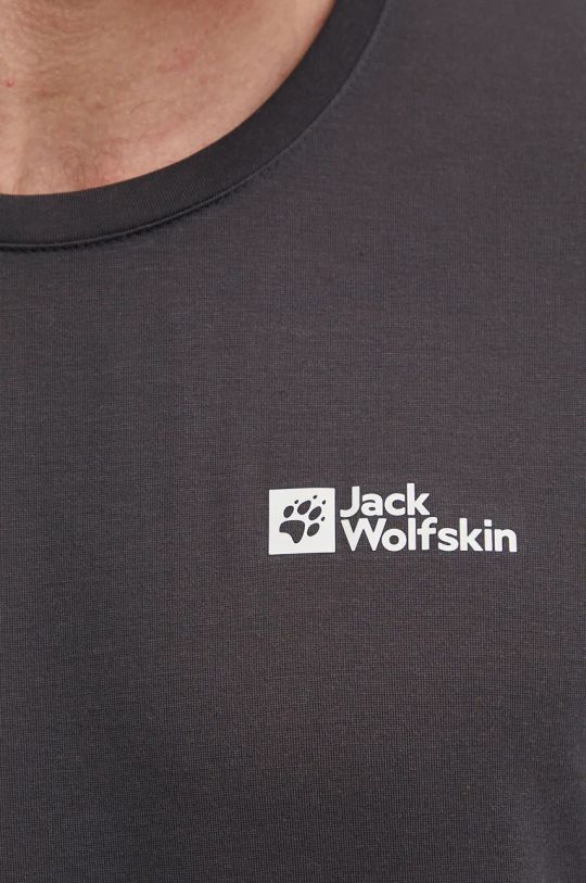 Sportovní tričko s dlouhým rukávem Jack Wolfskin Vonnan A60291 černá