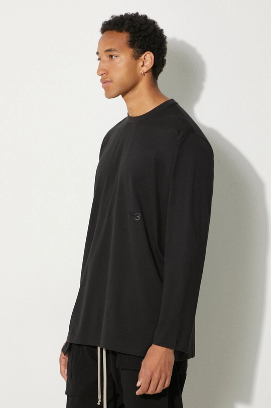 Y-3 cotton longsleeve top Longsleeve Tee black IW0068