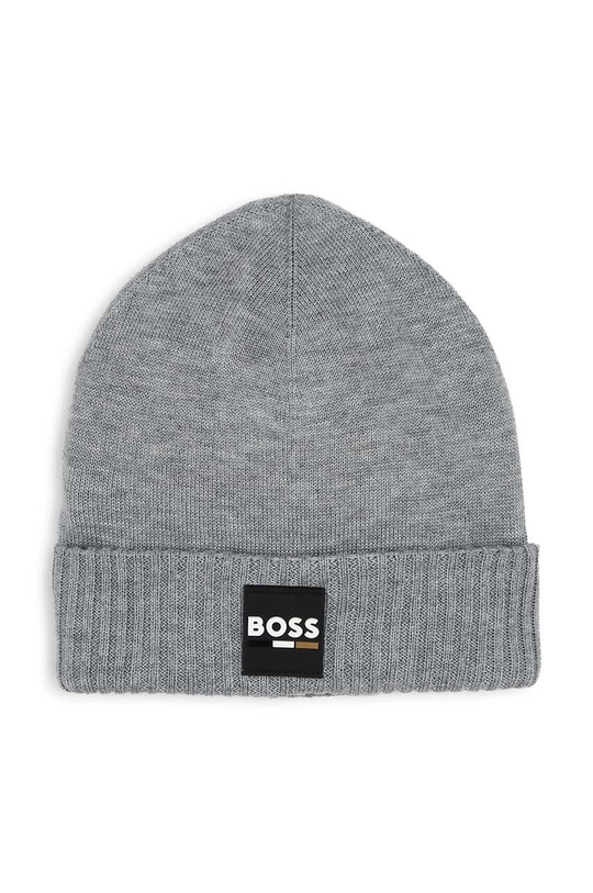 BOSS beretto con aggiunta di lana bambino/a misto lana grigio J51566.52.54