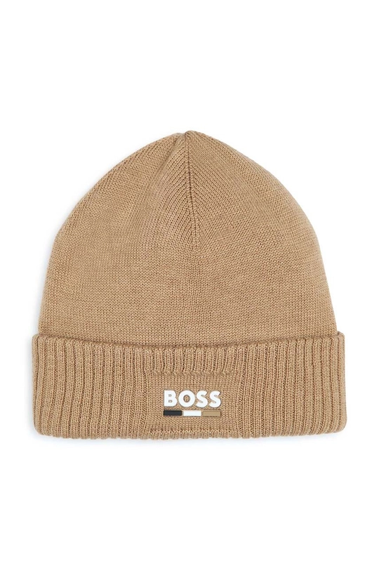 BOSS beretto con aggiunta di lana bambino/a misto lana beige J51600.50.52