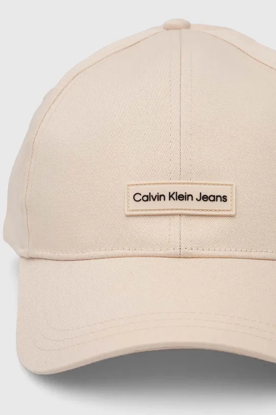 Šiltovka Calvin Klein Jeans béžová