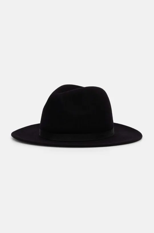 Вовняний капелюх Tommy Hilfiger вовна чорний AW0AW16365