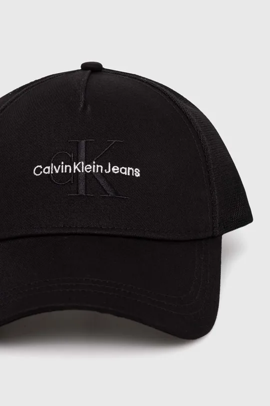 Calvin Klein Jeans czapka z daszkiem czarny