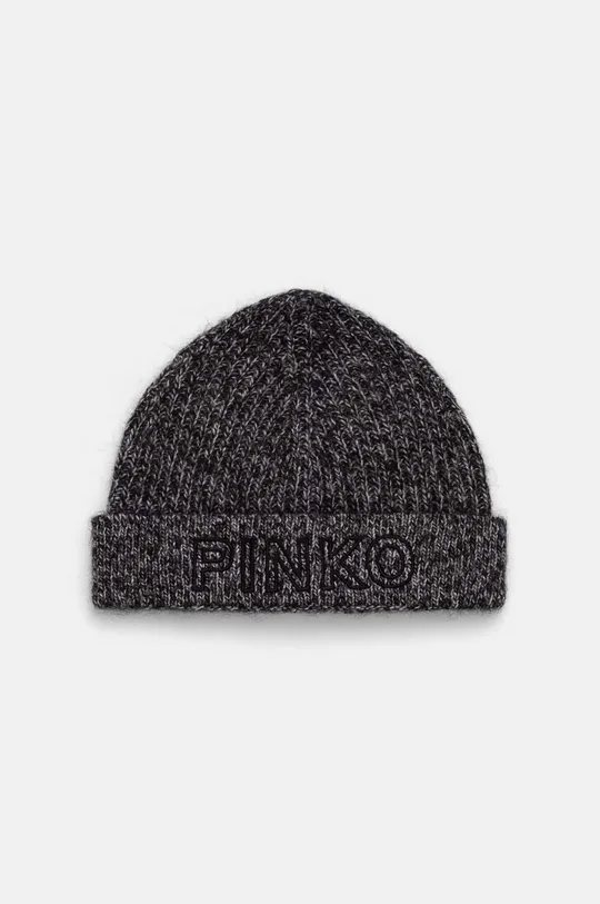 Шерстяная шапка Pinko шерсть серый 104113.A247