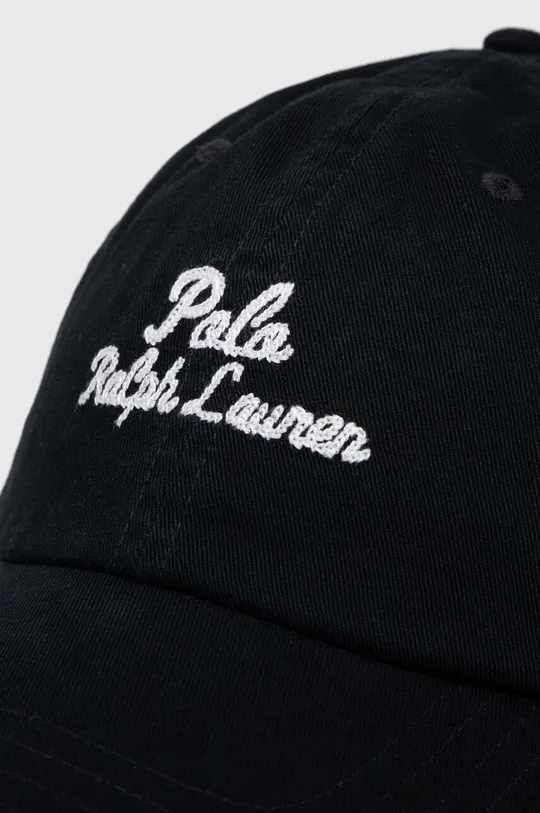 Bombažna bejzbolska kapa Polo Ralph Lauren 211954882 črna AW24