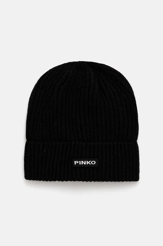 Вовняна шапка Pinko вовна чорний 104489.A1CH