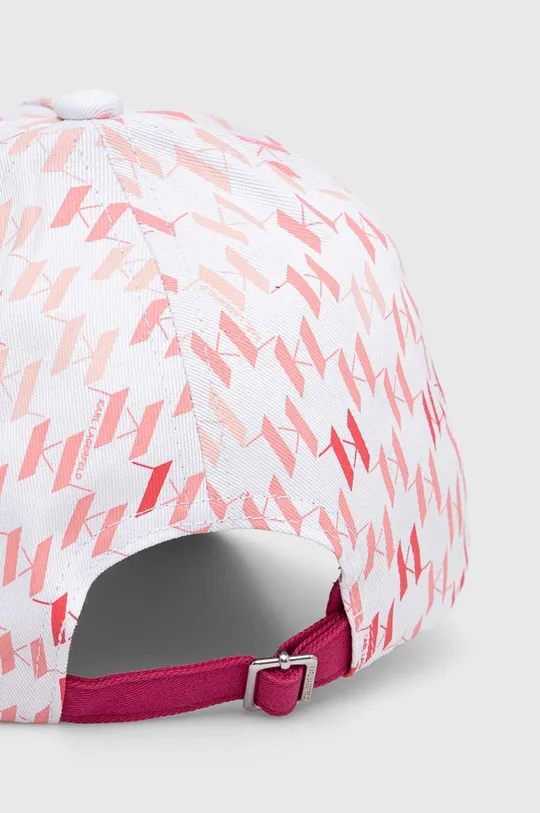 Karl Lagerfeld berretto da baseball in cotone 50% Cotone, 50% Cotone riciclato