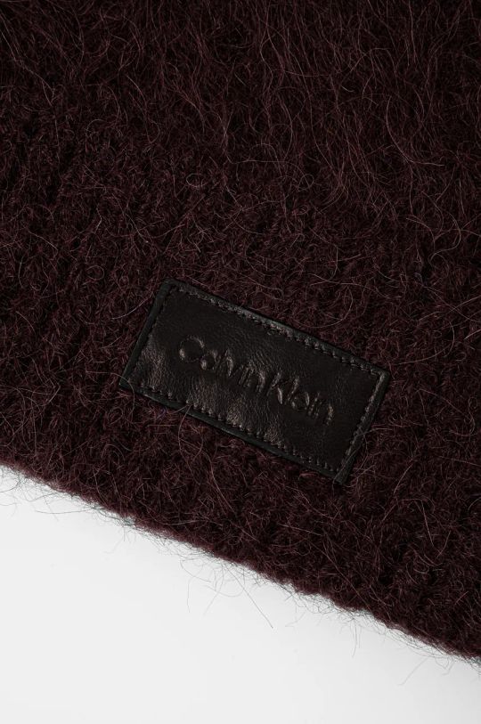 Doplňky Vlněná čepice Calvin Klein K60K612594 burgundské