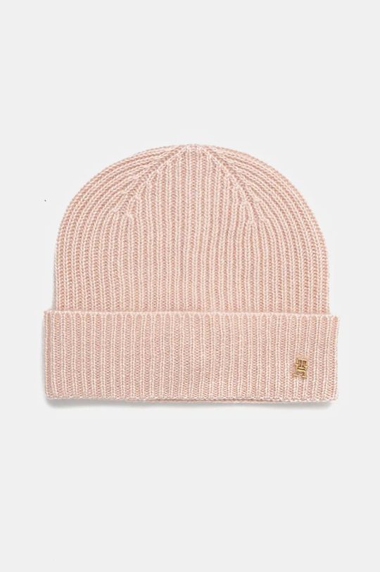 Tommy Hilfiger cappelo in cashemire lana rosa AW0AW16623