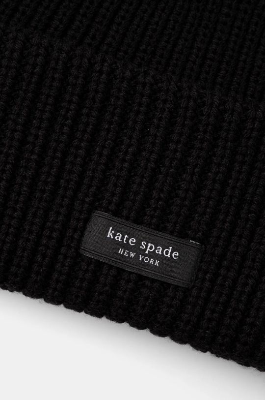 Αξεσουάρ Σκουφί από μείγμα μαλλιού Kate Spade 29KS1004213 μαύρο