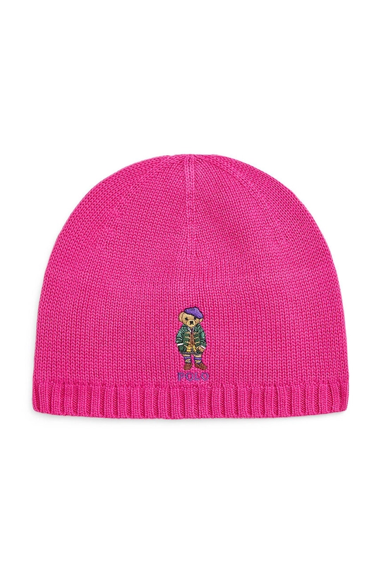 Polo Ralph Lauren cappello in cotone bambino medio spessore rosa 313950732001