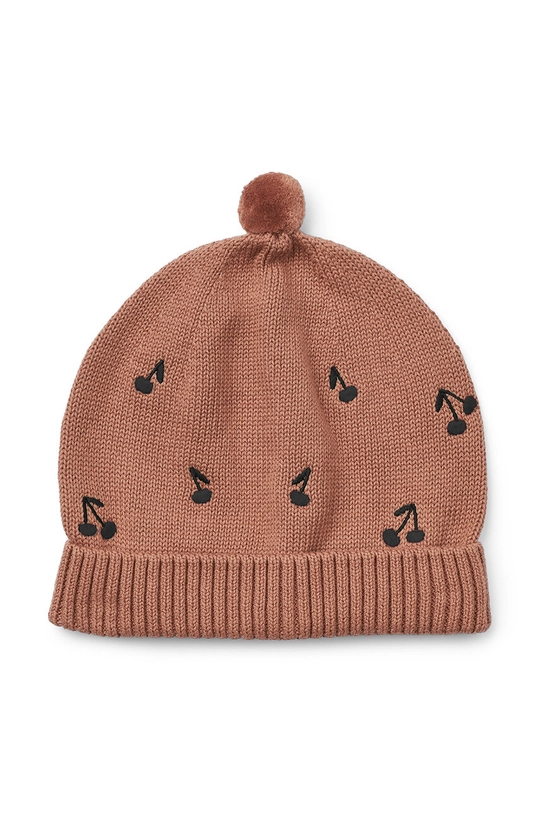 Pamučna kapa za djecu Liewood Aster Beanie Planet friendly roza LW19416.G