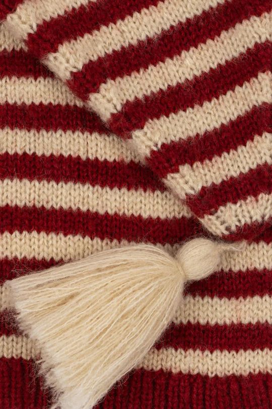 Detská čiapka s prímesou vlny Konges Sløjd CHRISTMAS KNIT HAT KS101927 béžová AW24