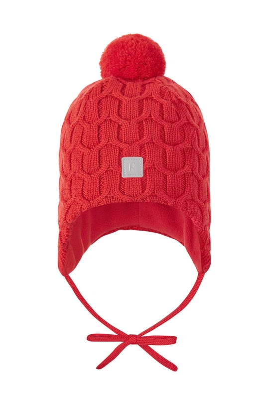 Reima cappello in cotone bambini Nunavut 5300065B.9BYH rosso AW24