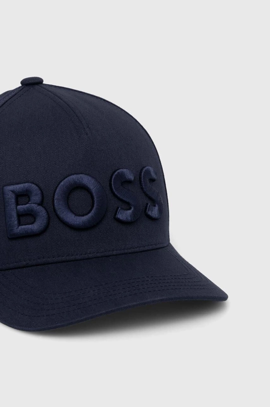 Bavlnená šiltovka BOSS 50519154 tmavomodrá AW24