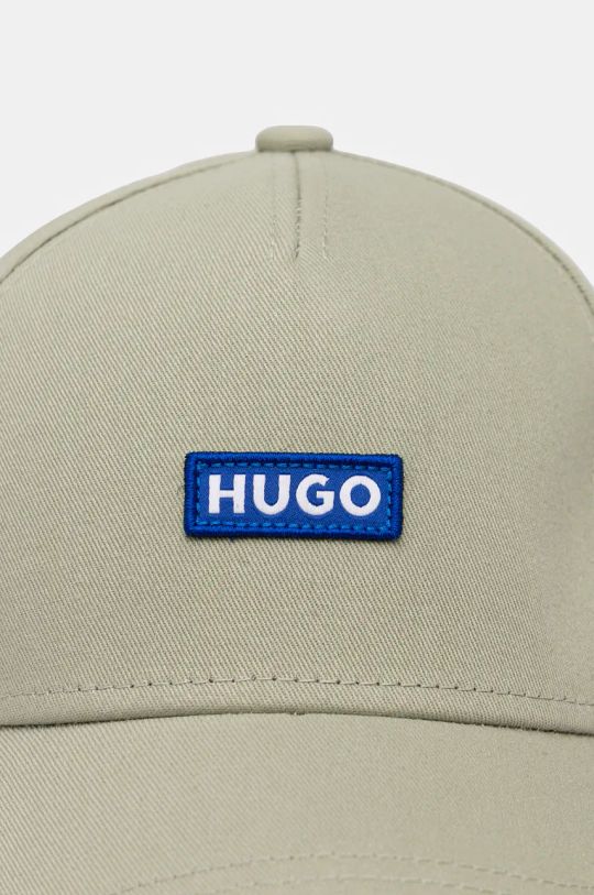 Hugo Blue șapcă de baseball din bumbac 50522014 verde AW24