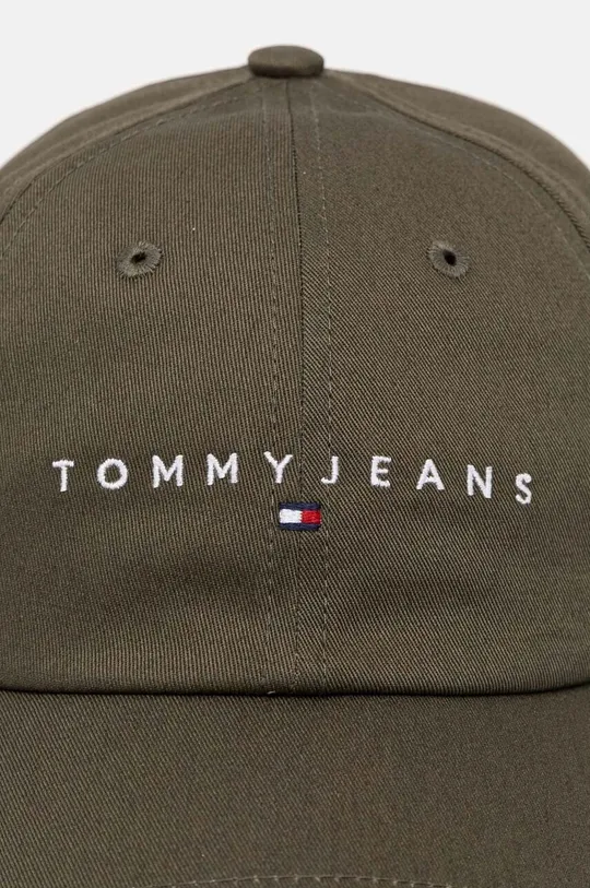 Хлопковая кепка Tommy Jeans AM0AM12894 зелёный AW24