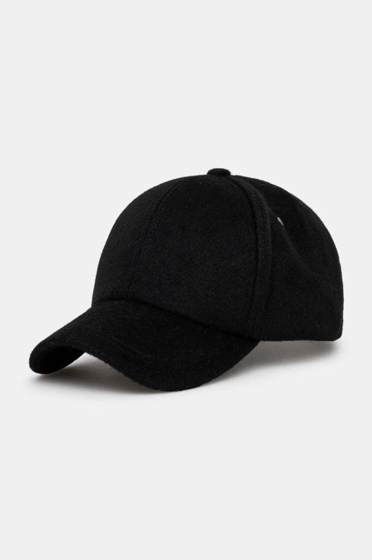 Paul Smith woolen baseball cap applique black M1A.987DT.N086