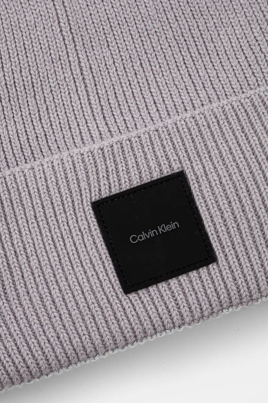 Doplňky Čepice z vlněné směsi Calvin Klein K50K512356 šedá