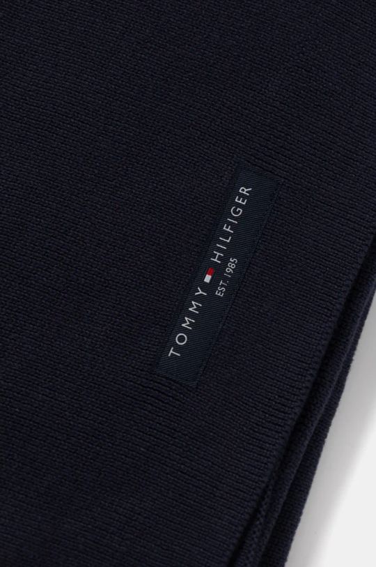 Tommy Hilfiger caciula si fular din bumbac AM0AM13132 bleumarin