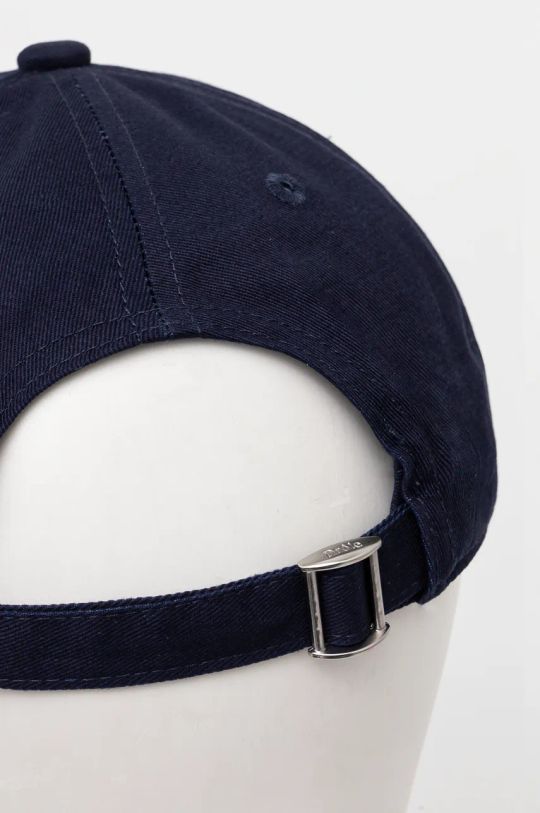 Drôle de Monsieur cotton baseball cap La Casquette Slogan Fleurs E.CP153.CO138.DNY navy AW24