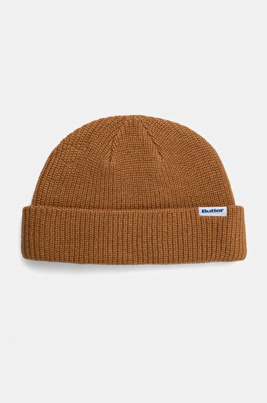 Čiapka Butter Goods Wharfie Beanie tenká hnedá BG243810