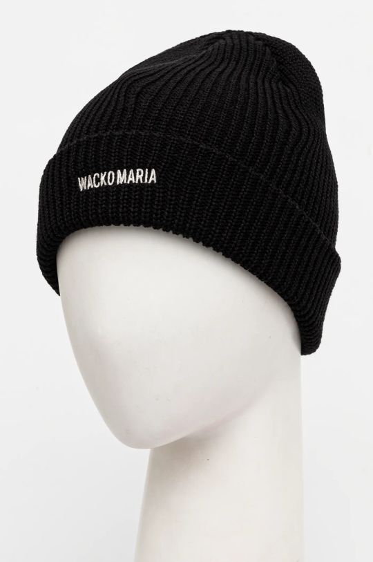 Akcesoria Wacko Maria czapka Knit Watch Cap 24FW.WMA.CP04 czarny