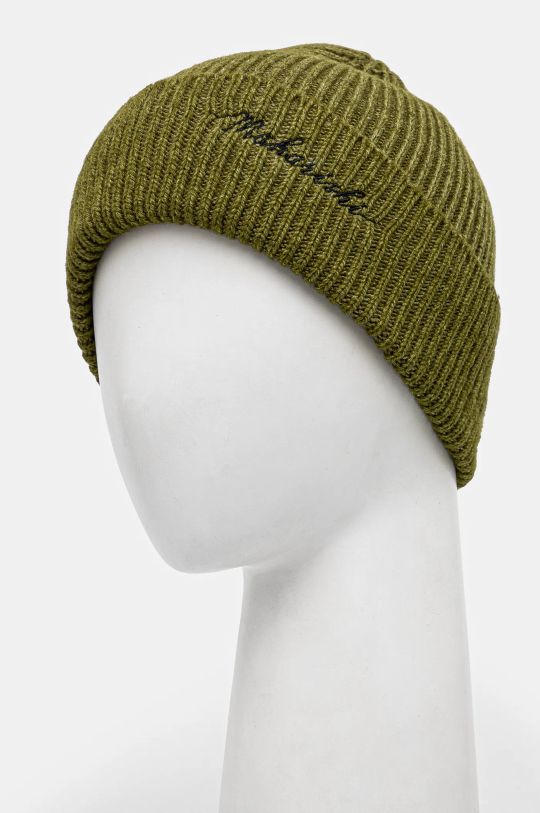 Akcesoria Maharishi czapka wełniana Maharishi Embroidered Beanie 1368.OLIVE zielony