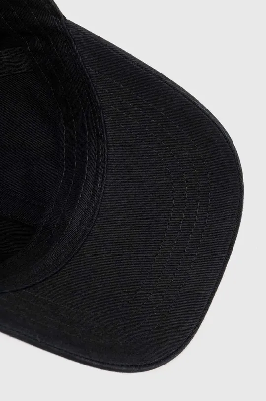 czarny Carhartt WIP czapka z daszkiem bawełniana Amour Cap