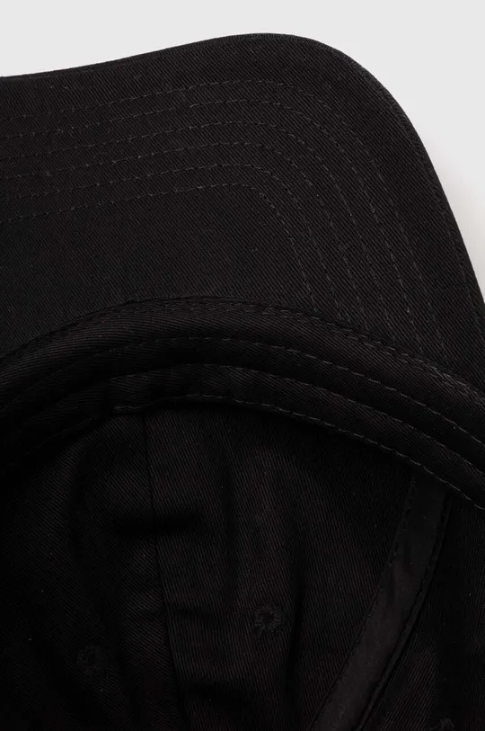black Kenzo cotton baseball cap