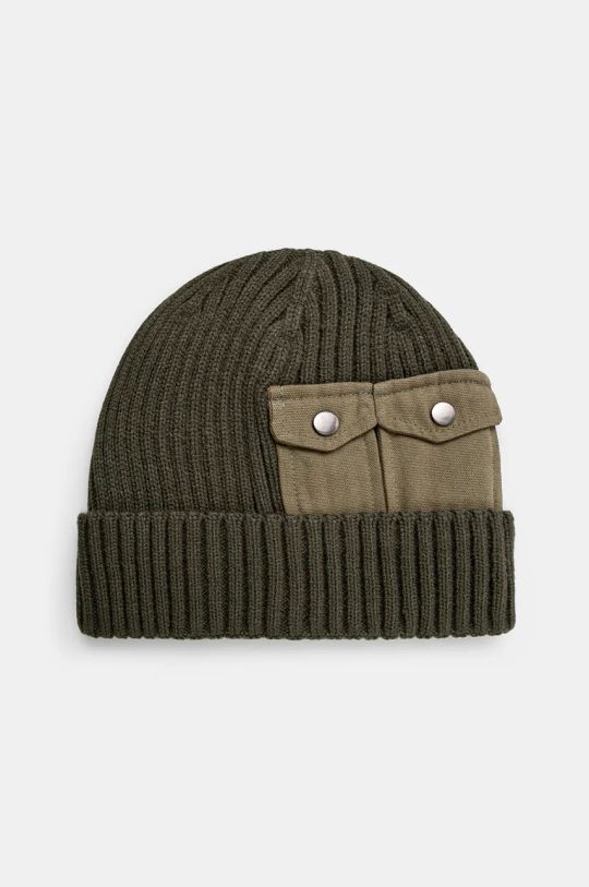 Alpha Industries berretto Utility Beanie applique verde 138904