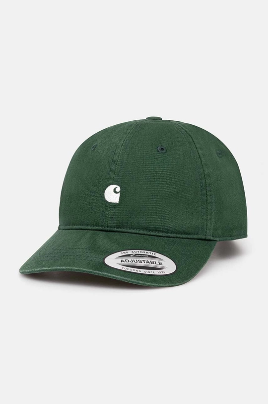 Carhartt WIP șapcă de baseball din bumbac Madison Logo Cap bumbac verde I023750.2E4XX