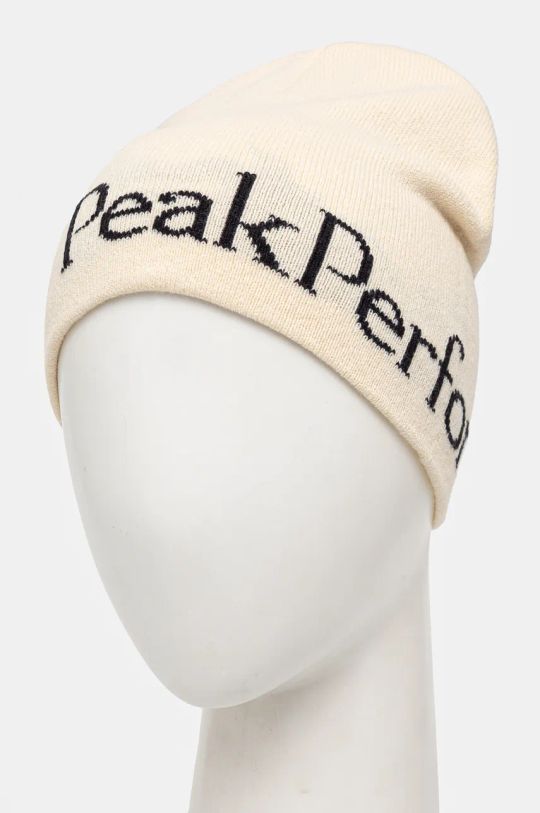 Peak Performance czapka G79781 beżowy AW24