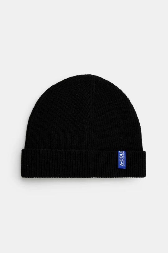 A-COLD-WALL* căciulă din lână Ribbed Structure Beanie lana negru ACWUA207