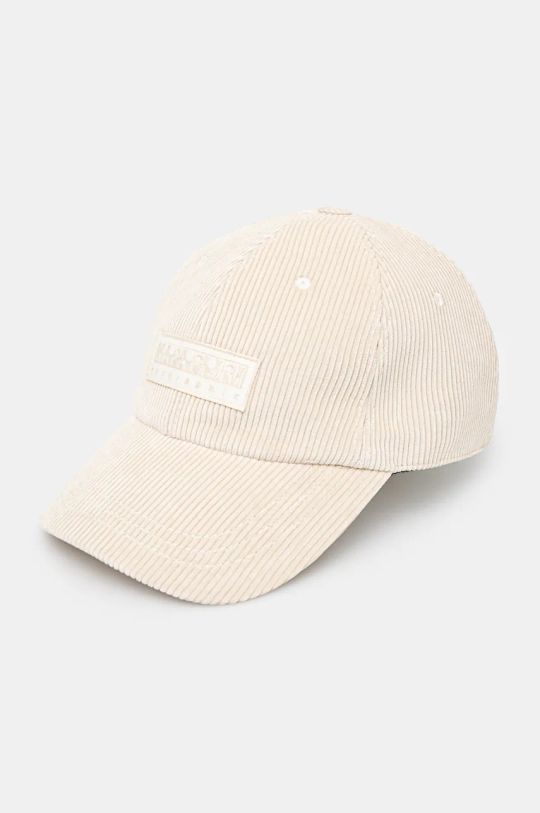 Napapijri corduroy baseball cap F-Aar cotton beige NP0A4IB22061