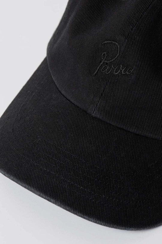 Bavlnená šiltovka by Parra Signature 6 Panel Hat čierna 52365